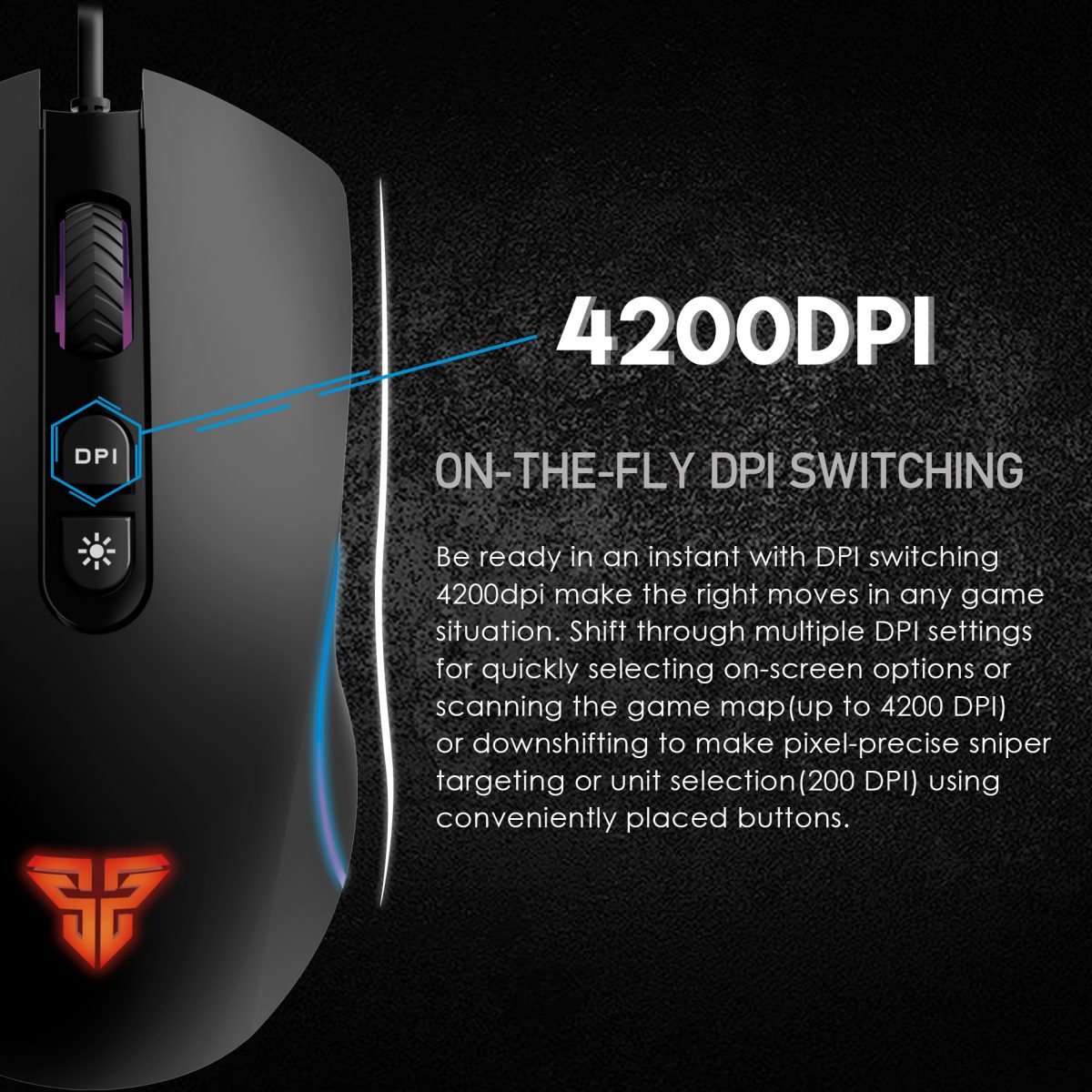 Fantech X16 V2 THOR II MACRO RGB GAMING MOUSE - Image 4
