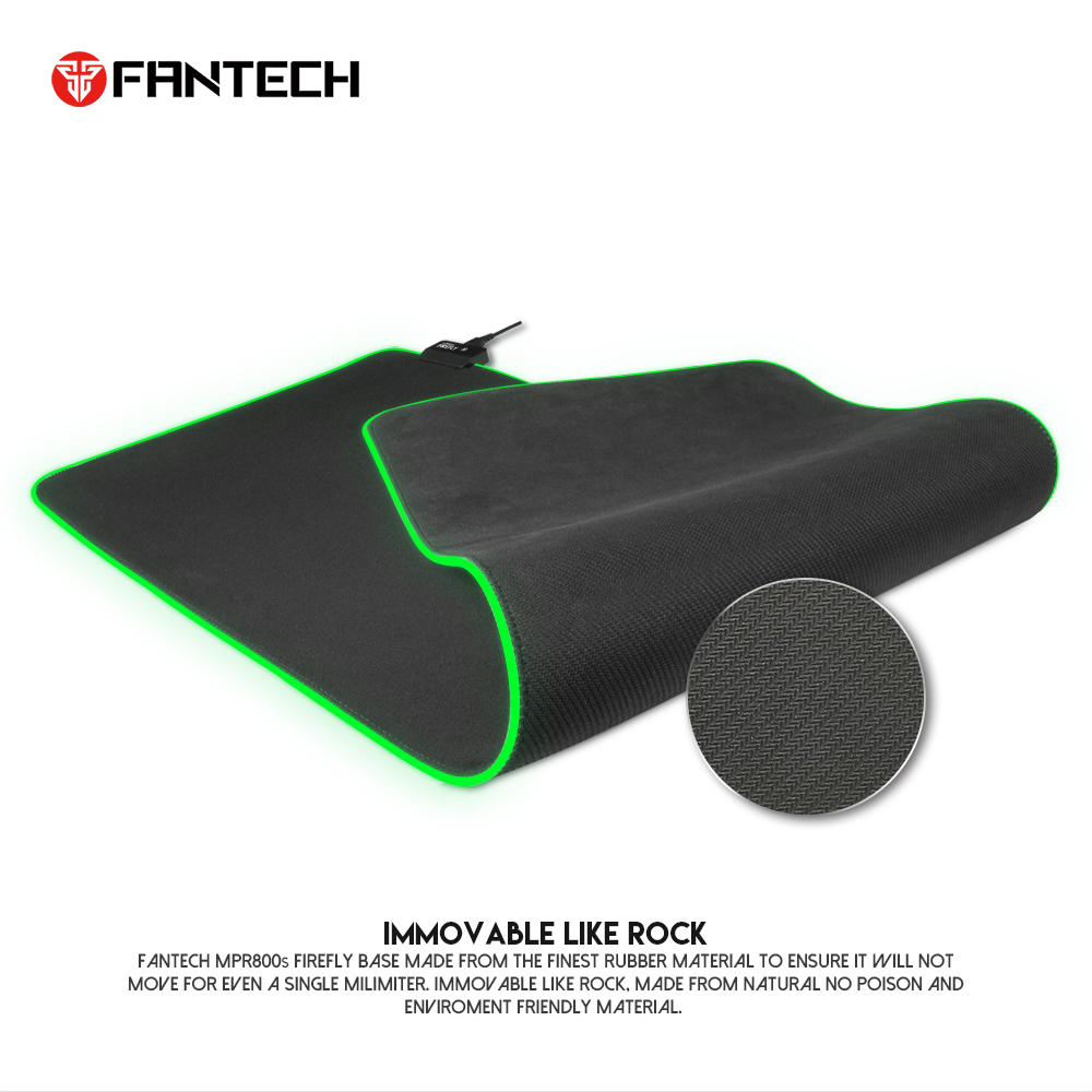 FANTECH MPR800s FIREFLY Soft Cloth RGB Mouse Pad - Image 4
