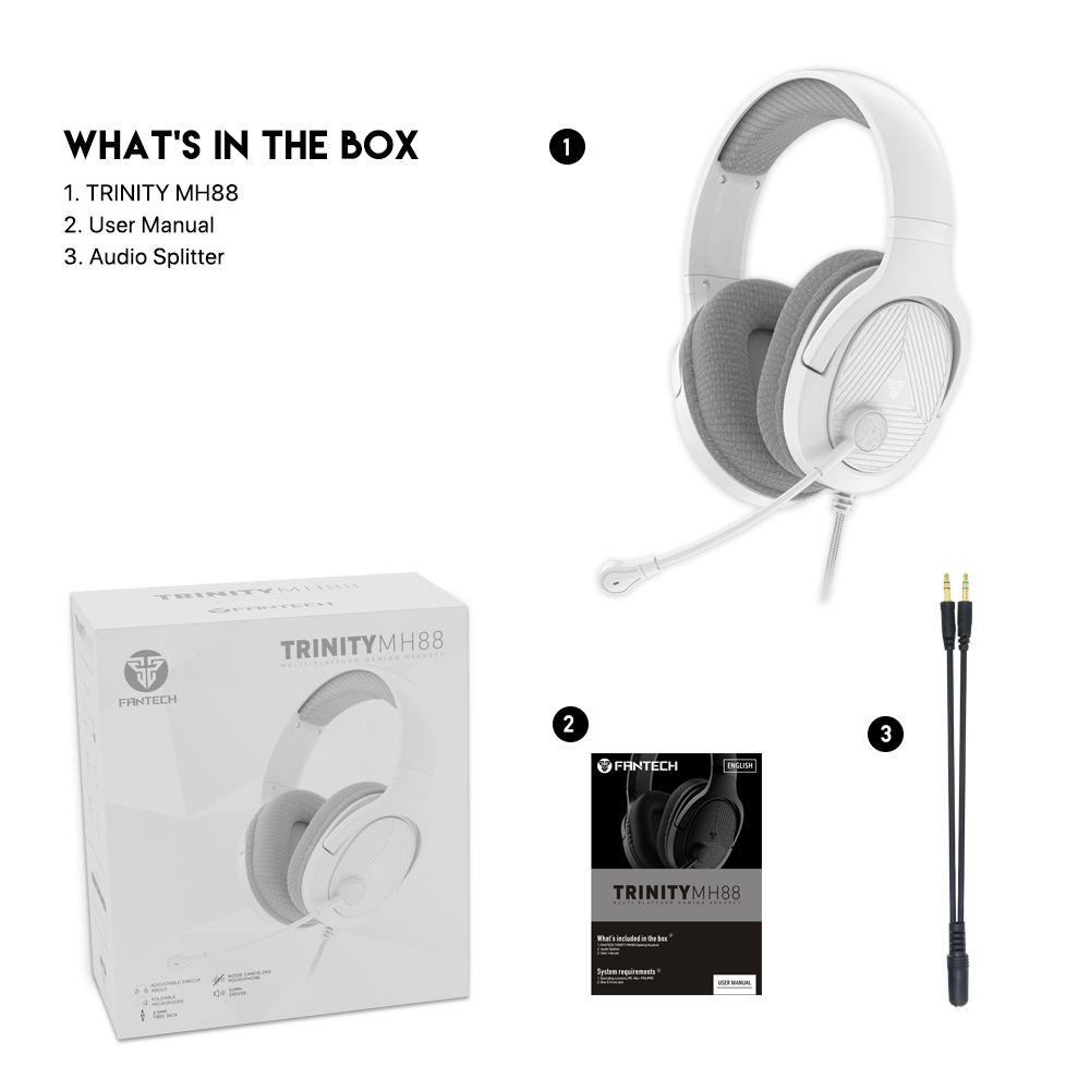 FANTECH MH88 TRINITY Space Edition – Multi Platform Gaming Headset - Image 5