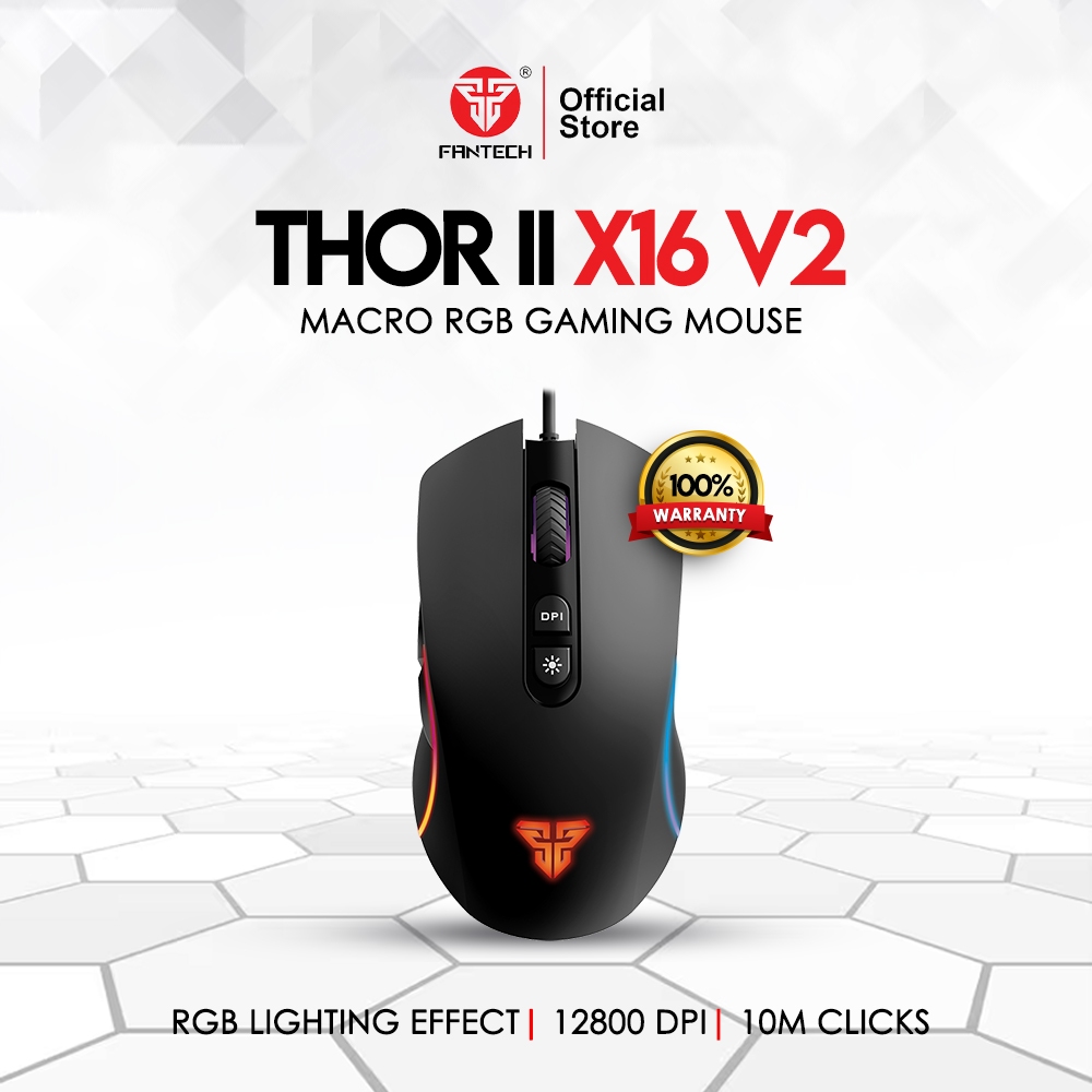 Fantech X16 V2 THOR II MACRO RGB GAMING MOUSE