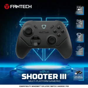 FANTECH WGP13S SHOOTER III WIRELESS GAMEPAD BLACK