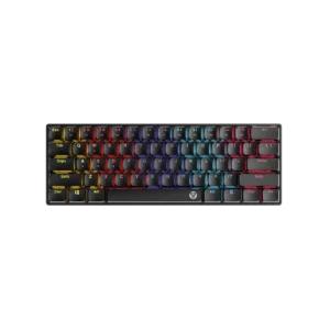 TECHNICAL SPECIFICATIONS Model Number: MK311 Interface: USB-C Connectivity: Wired Cable Length: 1.5 m PVC Cable Number of Keys:61 Size: 291*101*25 mm Switch Type: Mechanical Low-Profile Keycap Type: ABS Anti-Ghosting: 22-Key Lighting Effects: RGB 17 Modes Weight: 340 ± 5 g Power rating: 5V==150mA Compatibility: Windows 7R or later & Mac® OS 10.11 or later