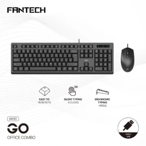 FANTECH GO KM101 OFFICE KEYBOARD MOUSE COMBO